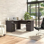 Cabot 60W L Shaped Computer Desk with Storage by 