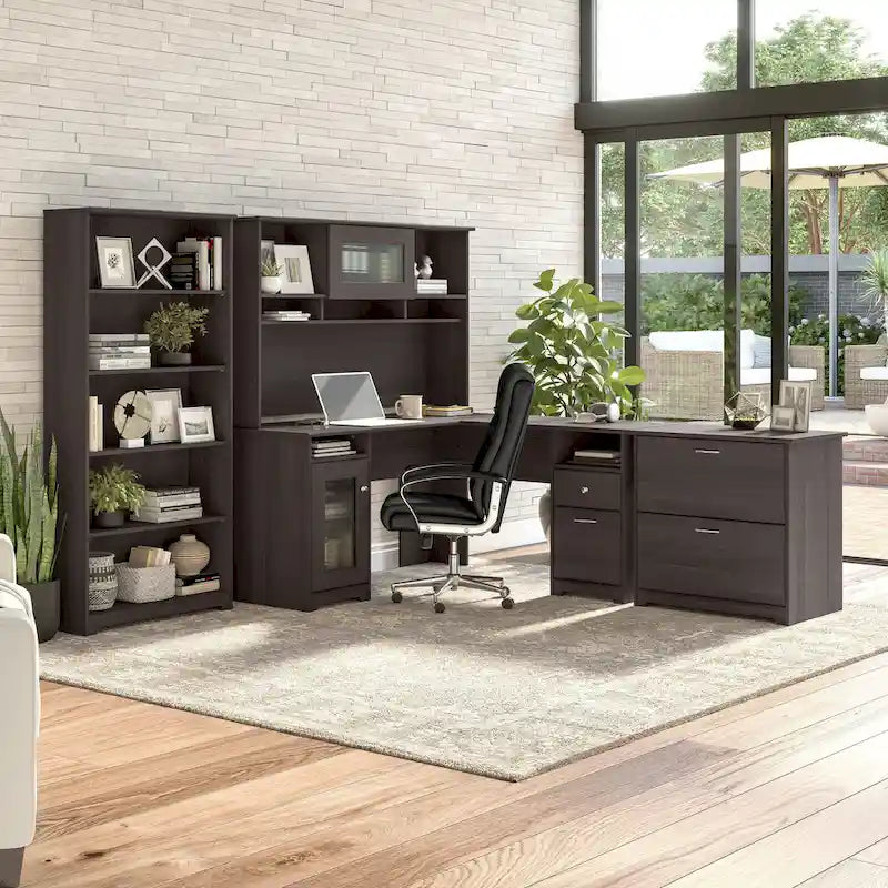 Bureau d'angle avec rangements Cabot 60W par