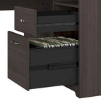 Bureau d'angle avec rangements Cabot 60W par