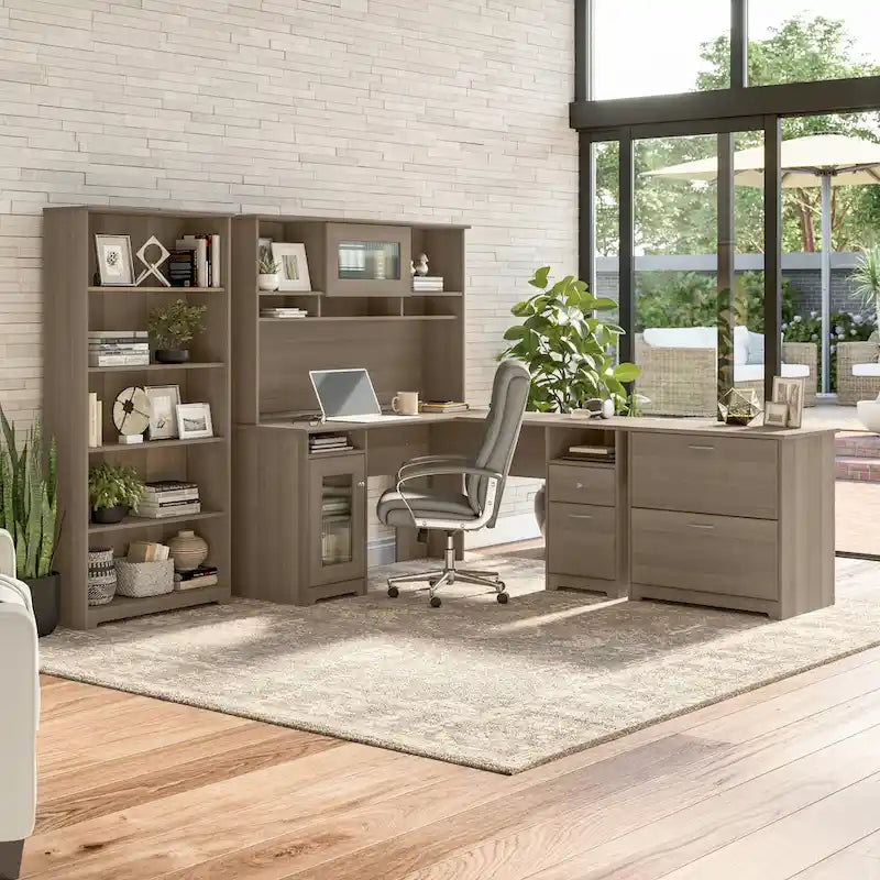 Bureau d'angle avec rangements Cabot 60W par