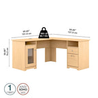Bureau d'angle avec rangements Cabot 60W par