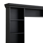 Ensemble meuble TV mural 4 pièces avec étagère, meuble TV polyvalent avec étagère réglable, console multimédia avec pont