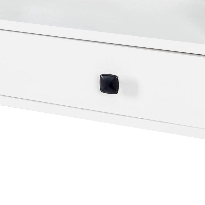 Coiffeuse avec miroir et lumières, meuble de maquillage avec tiroirs et armoire, coiffeuse avec lumière LED, grande table de maquillage
