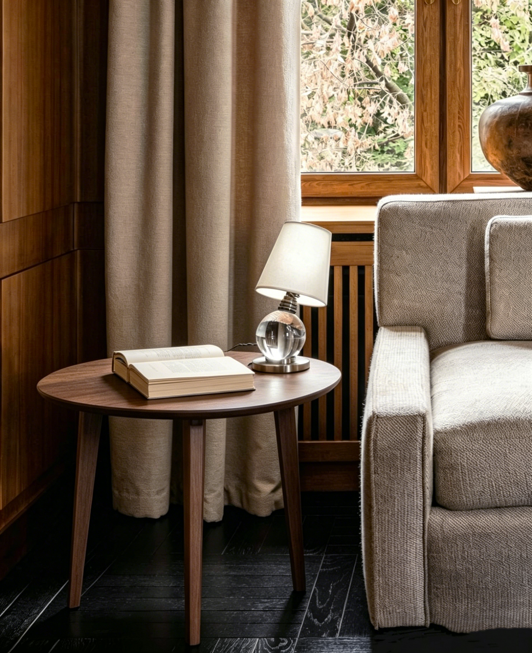 Table d'appoint en bois Mid-Century Hoyt par - 20 L x 20 l x 22.75 H