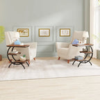 Petite table d'appoint industrielle à 3 niveaux pour canapé