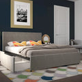The  Kelly Upholstered Bed with Storage Drawers