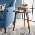 Table d'appoint en bois Mid-Century Hoyt par - 20 L x 20 l x 22.75 H