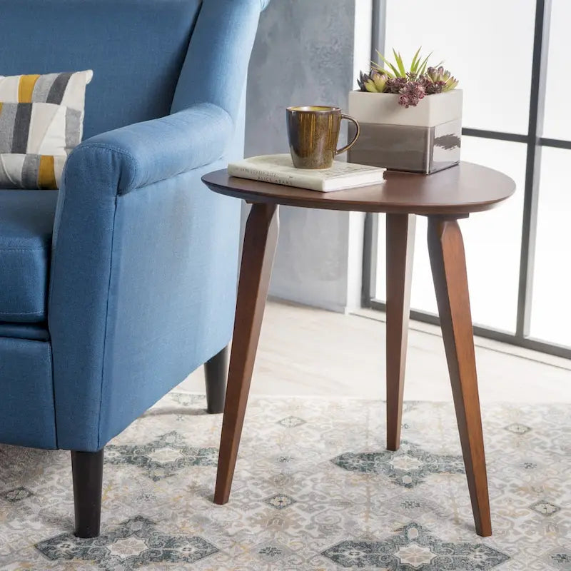 Hoyt Mid-Century Wood End Table by  - 20 L x 20 W x 22.75 H