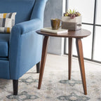 Table d'appoint en bois Mid-Century Hoyt par - 20 L x 20 l x 22.75 H