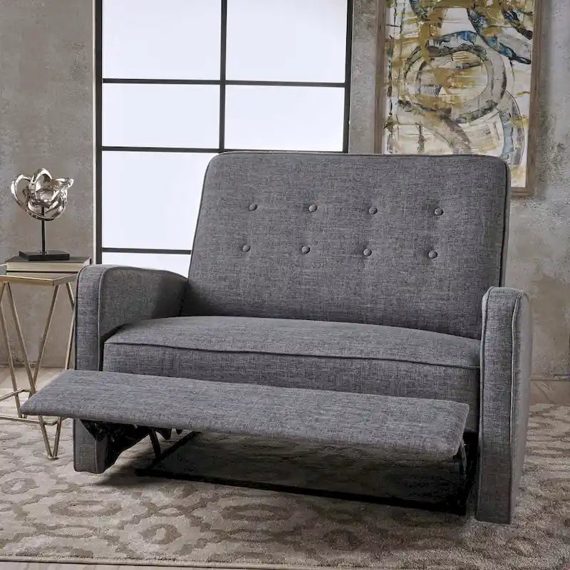 Fauteuil inclinable surdimensionné capitonné Calliope par