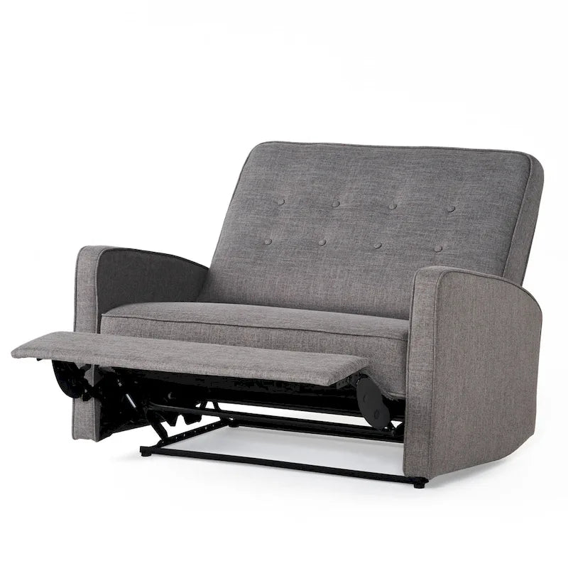 Fauteuil inclinable surdimensionné capitonné Calliope par