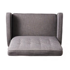 Fauteuil inclinable surdimensionné capitonné Calliope par