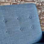 Fauteuil inclinable surdimensionné capitonné Calliope par