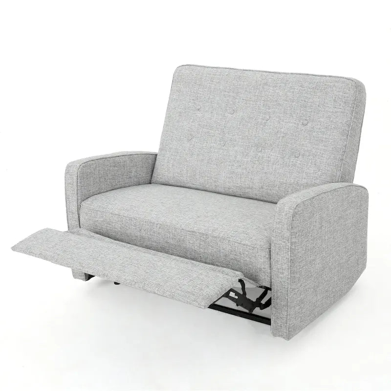 Fauteuil inclinable surdimensionné capitonné Calliope par