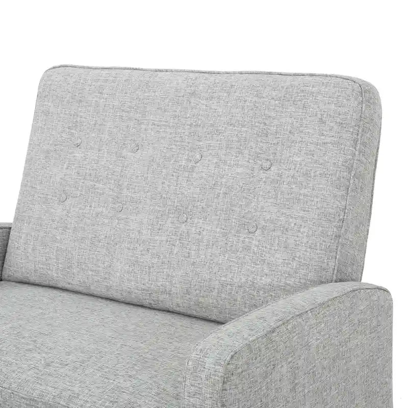 Fauteuil inclinable surdimensionné capitonné Calliope par