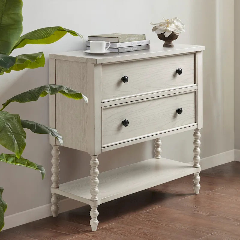 Commode d'appoint 2 tiroirs Beckett