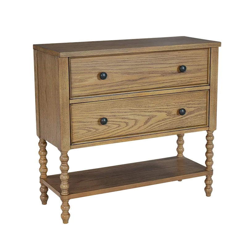 Commode d'appoint 2 tiroirs Beckett