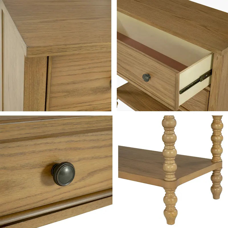 Commode d'appoint 2 tiroirs Beckett