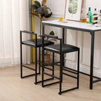 Tabourets de bar modernes Chaises de salle à manger avec repose-pieds pour cuisine