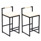 Tabourets de bar modernes Chaises de salle à manger avec repose-pieds pour cuisine