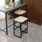 Tabourets de bar modernes Chaises de salle à manger avec repose-pieds pour cuisine