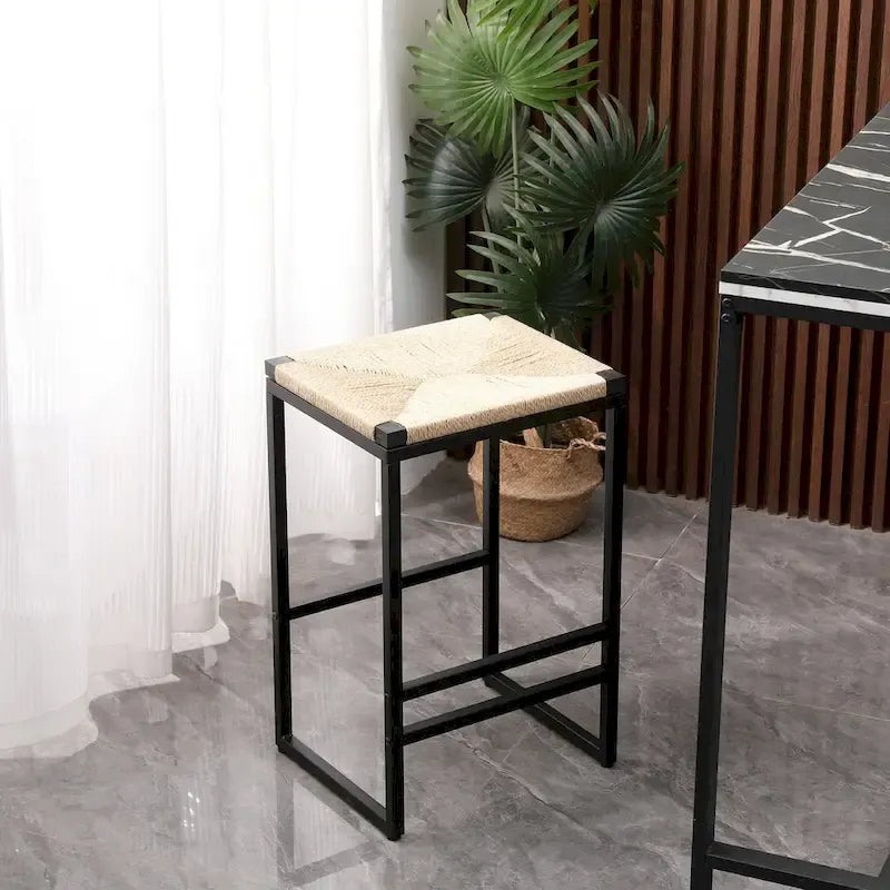 Tabourets de bar modernes Chaises de salle à manger avec repose-pieds pour cuisine