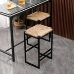 Tabourets de bar modernes Chaises de salle à manger avec repose-pieds pour cuisine