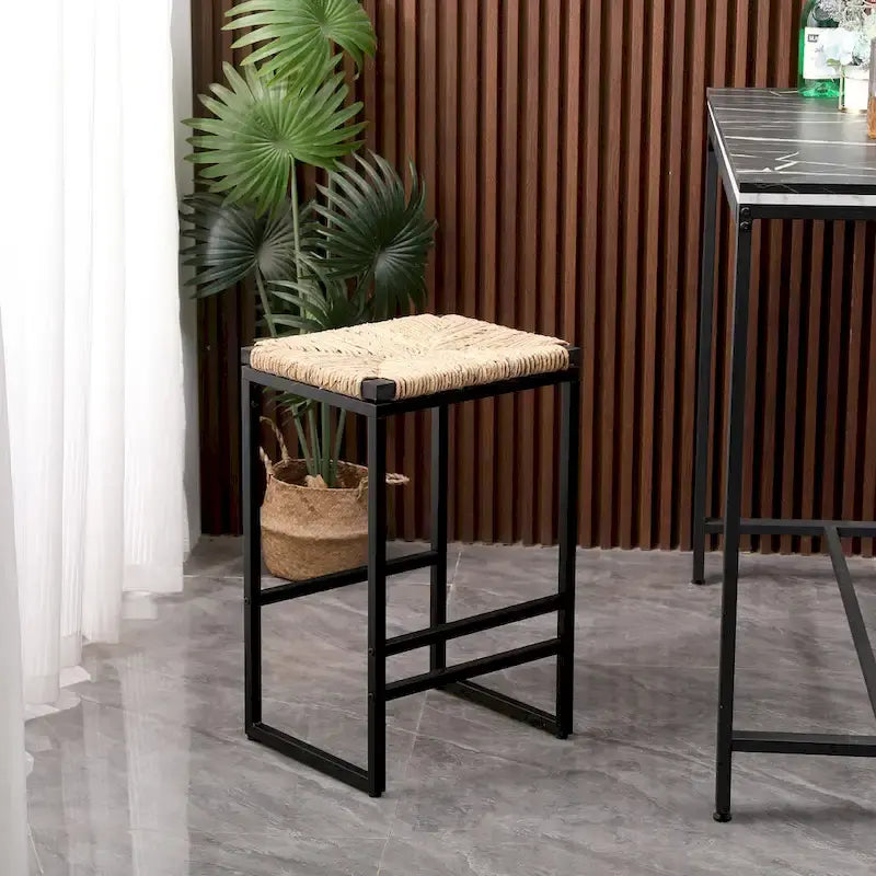 Tabourets de bar modernes Chaises de salle à manger avec repose-pieds pour cuisine