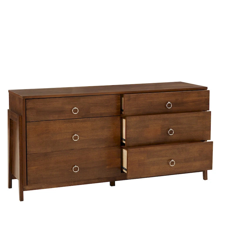 Commode en bois à 6 tiroirs