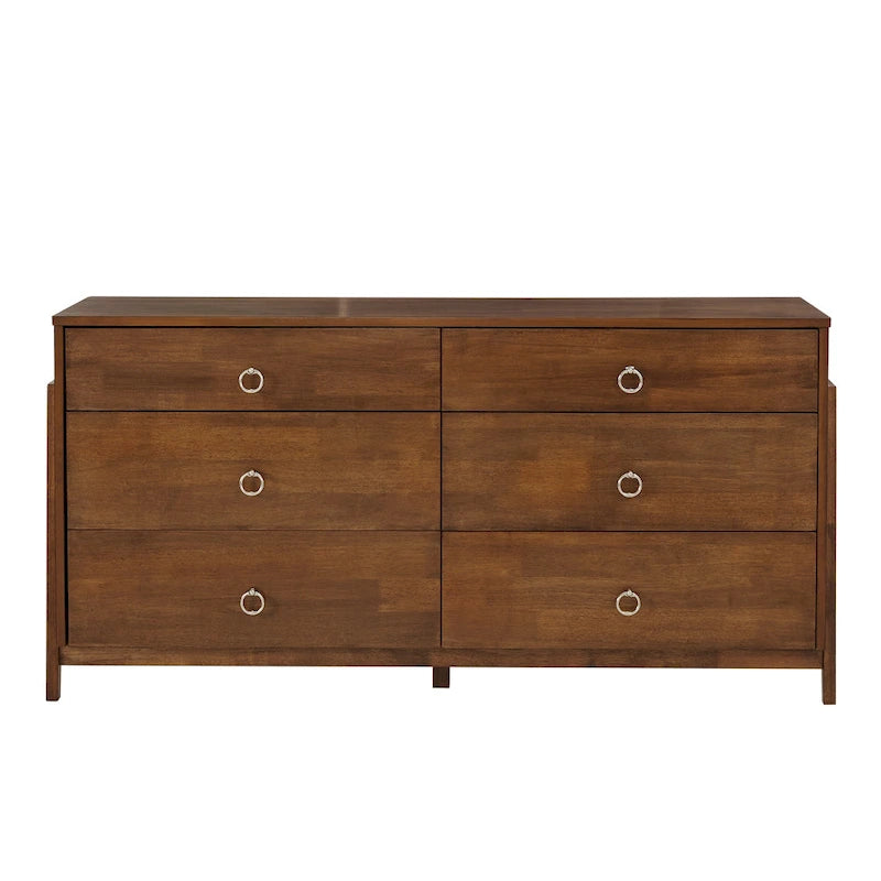 Commode en bois à 6 tiroirs