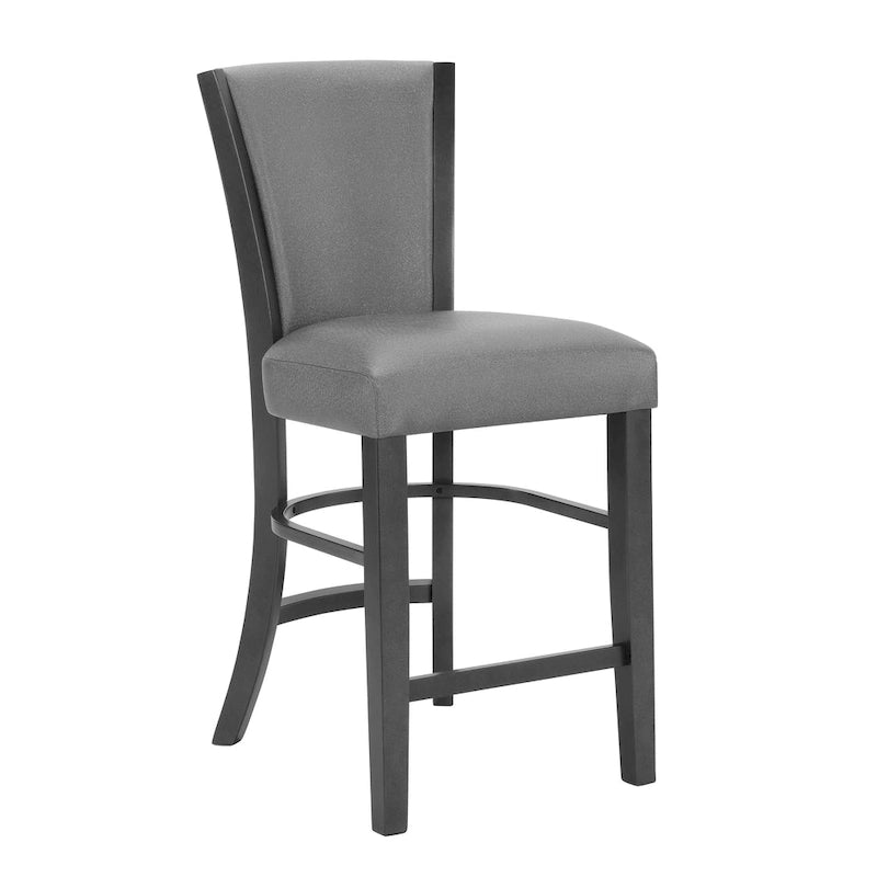 Ensemble de comptoir rond en verre moderne Janna Gray
