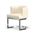 Chaise de salle à manger à dossier cabriolet