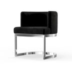 Chaise de salle à manger à dossier cabriolet