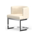 Chaise de salle à manger à dossier cabriolet
