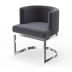 Chaise de salle à manger à dossier cabriolet