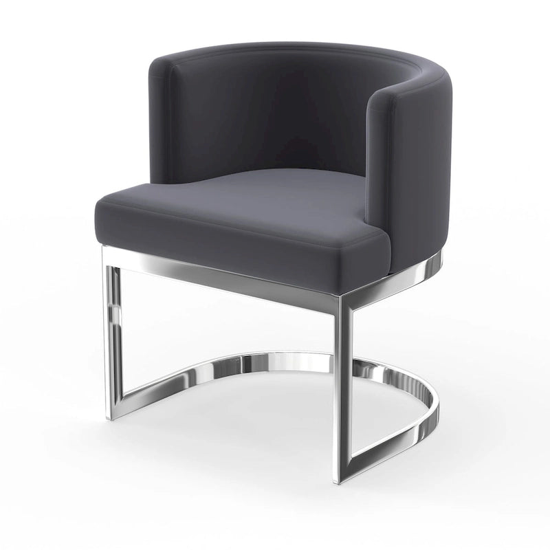 Chaise de salle à manger à dossier cabriolet