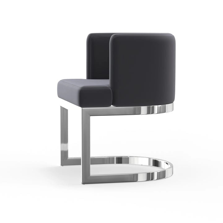 Chaise de salle à manger à dossier cabriolet