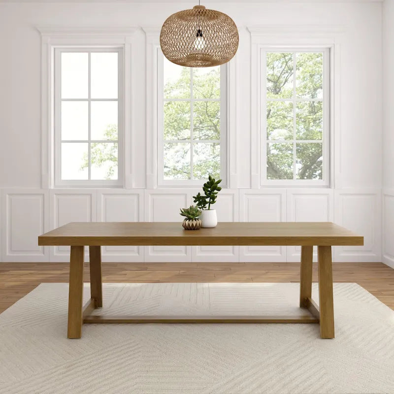 Table de conférence/salle à manger classique en bois massif - 94