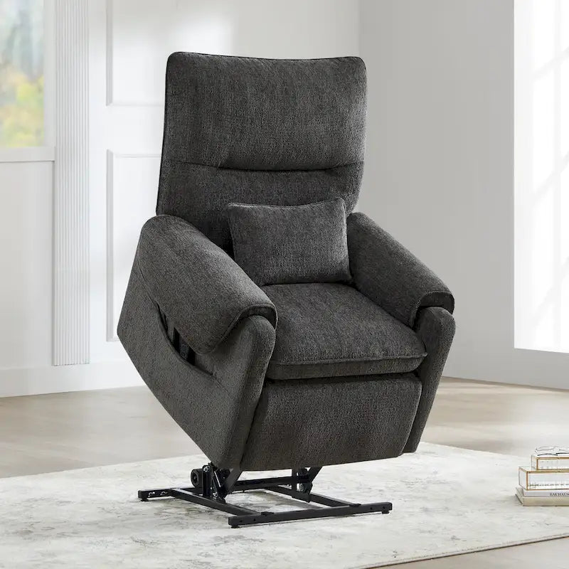 Fauteuil inclinable releveur avec massage chauffant pour personnes âgées