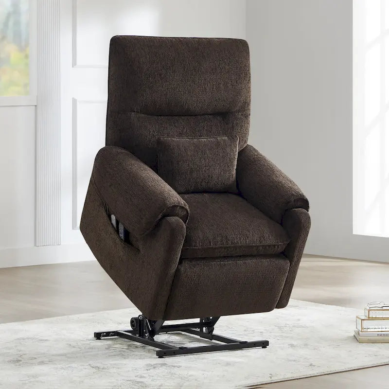 Fauteuil inclinable releveur avec massage chauffant pour personnes âgées