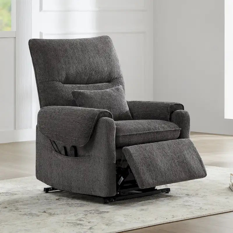 Fauteuil inclinable releveur avec massage chauffant pour personnes âgées
