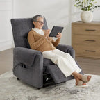 Fauteuil inclinable releveur avec massage chauffant pour personnes âgées