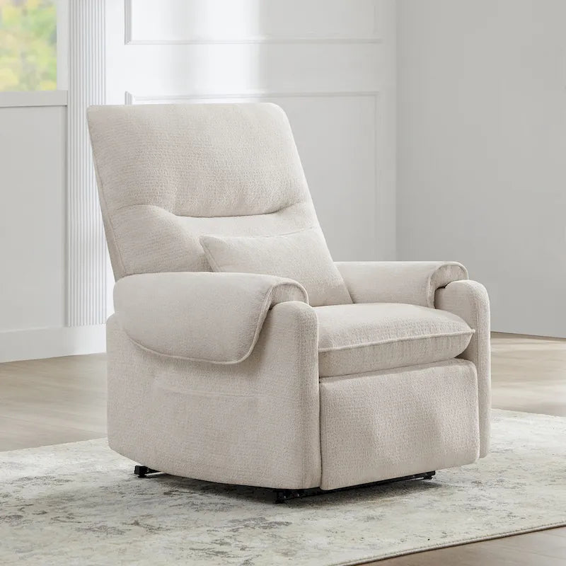 Fauteuil inclinable releveur avec massage chauffant pour personnes âgées