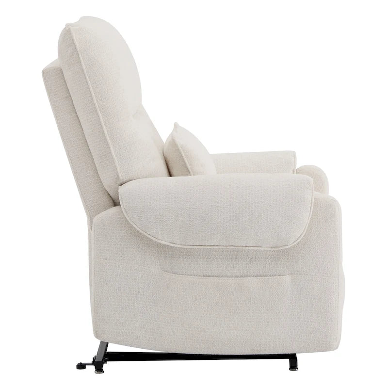 Fauteuil inclinable releveur avec massage chauffant pour personnes âgées
