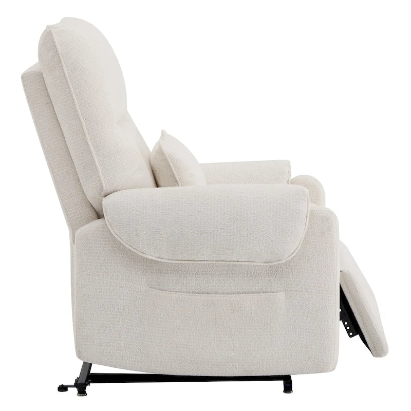 Fauteuil inclinable releveur avec massage chauffant pour personnes âgées