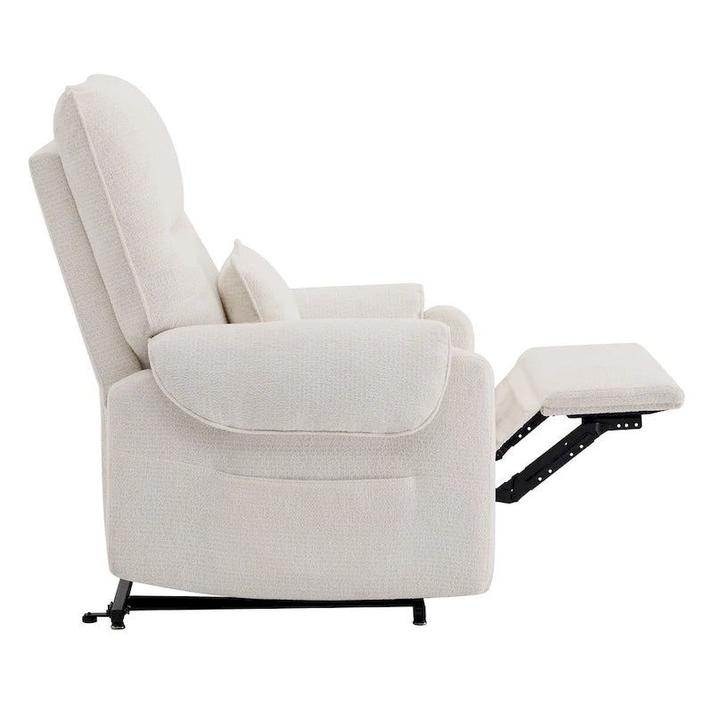 Fauteuil inclinable releveur avec massage chauffant pour personnes âgées