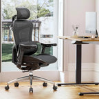 Ergonomic Ofiice Chair Doro-C300, Auto-Adaptive Lumbar Support, and 3D Linkage Armrests, Black - 78*70*125