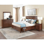 Lit plateforme de rangement San Mateo
