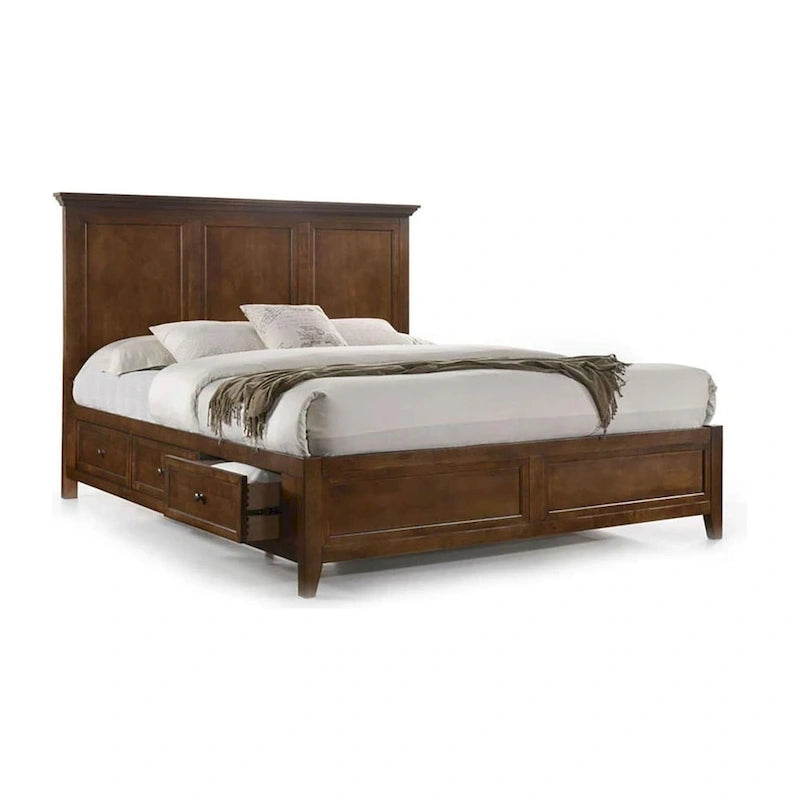 Lit plateforme de rangement San Mateo
