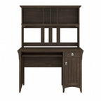 Petit bureau d'ordinateur avec étagère de rangement sur le dessus